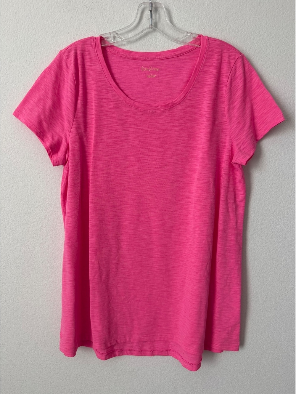 Lilly Pulitzer Short Sleeve Scoop Neck Print Pullover Etta T-Shirt Size L